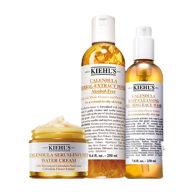 科颜氏 金盏花三重美肤护肤套装