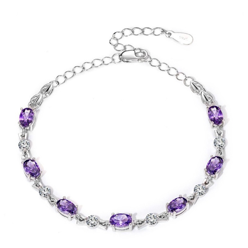 建禄水晶之恋银手链