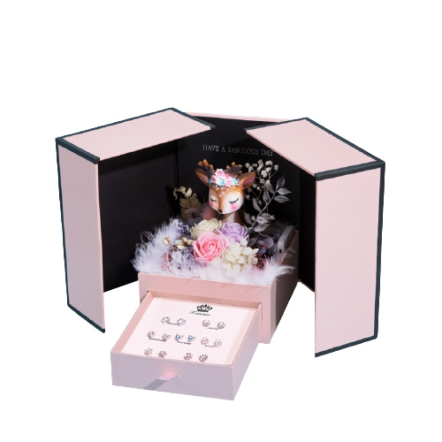 缔晶 镶锆耐戴耳钉套装