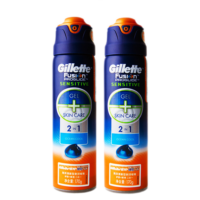 吉列 顺滑护肤剃须泡沫