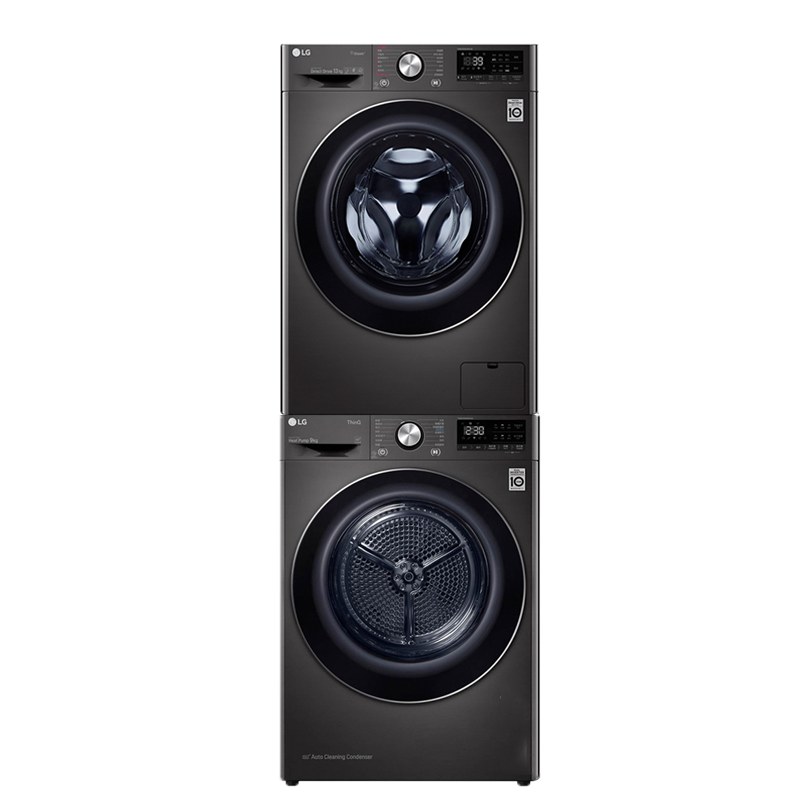 LG双变频滚筒洗烘套装