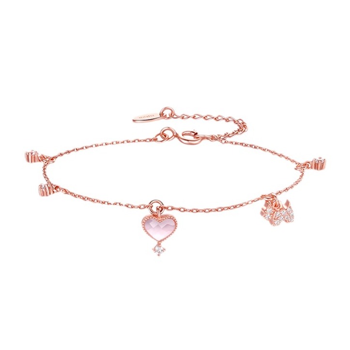 AGATHA 小狗爱心手链