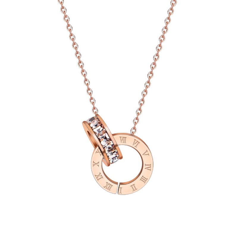 法蔻 双环 项链