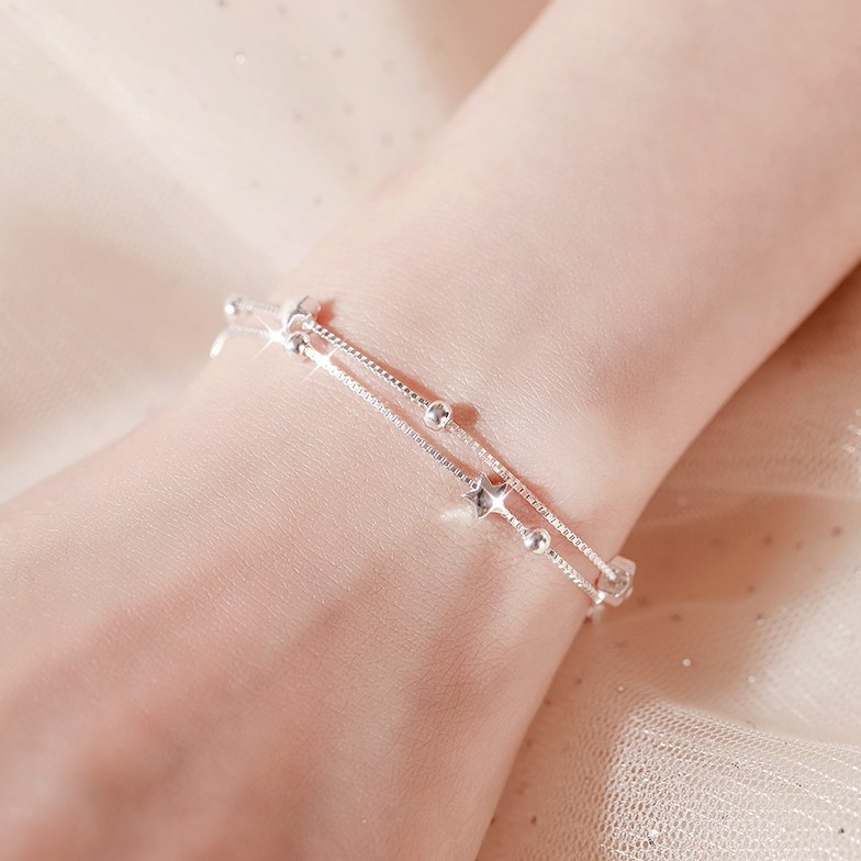 沫兰星星双层时尚手链