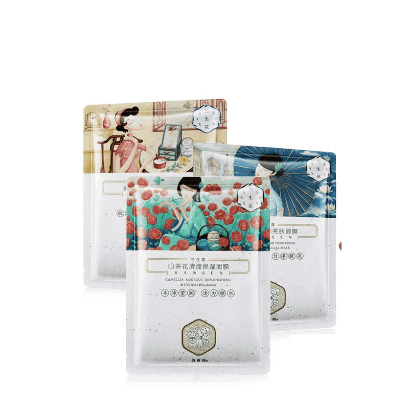 百雀羚三生花补水保湿面膜