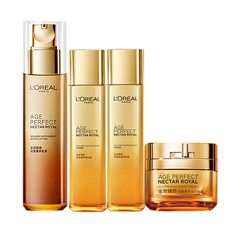 欧莱雅 花蜜滋养护肤套装