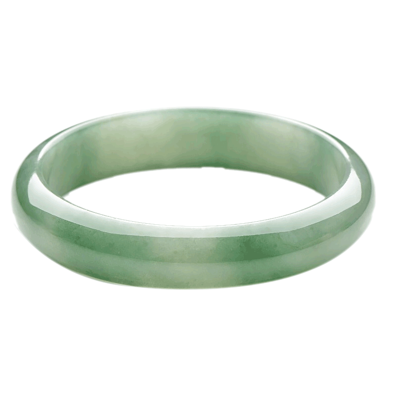 可玉可求 圆润弧度翡翠手镯