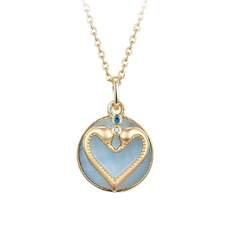 MyMiss 爱心天鹅项链