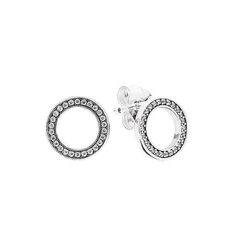 Pandora 圆环 银耳钉