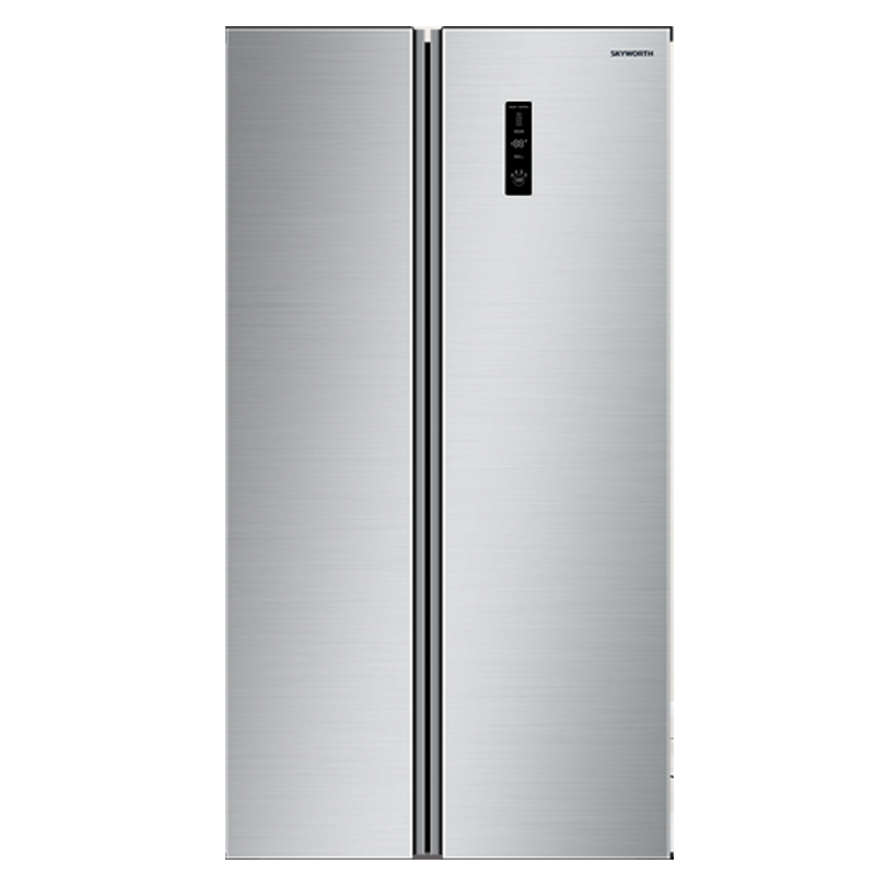 美的 直角开门对开门冰箱