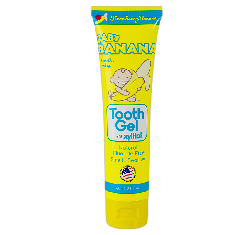 香蕉宝宝 啫喱质地设计牙膏