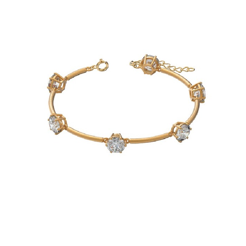 施华洛世奇镀金色手链