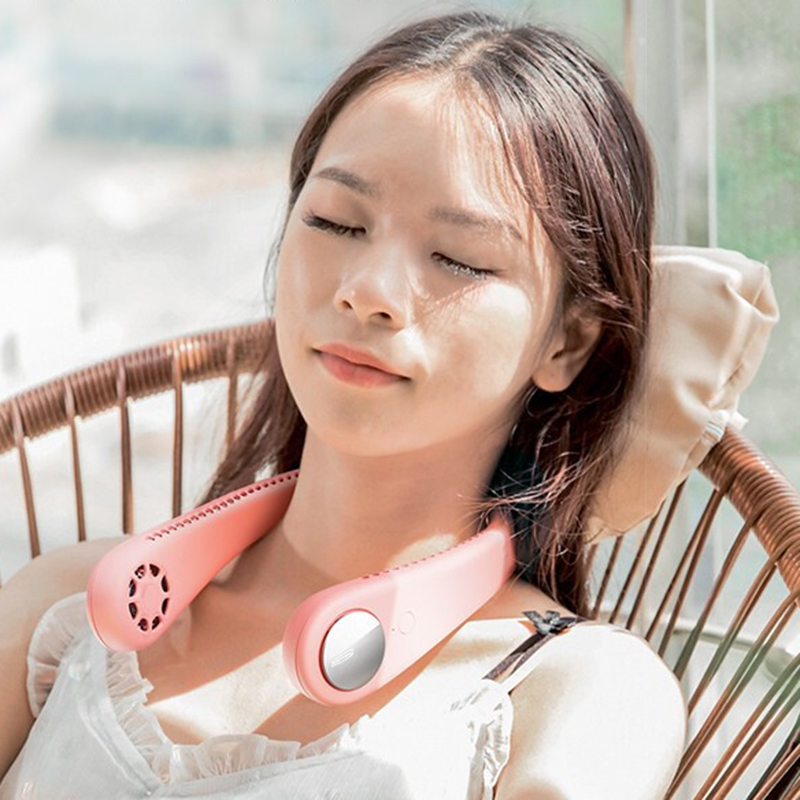 图拉斯环绕送风挂脖电风扇