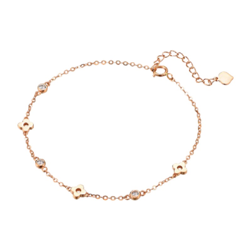 爱的约定简约四叶草手链