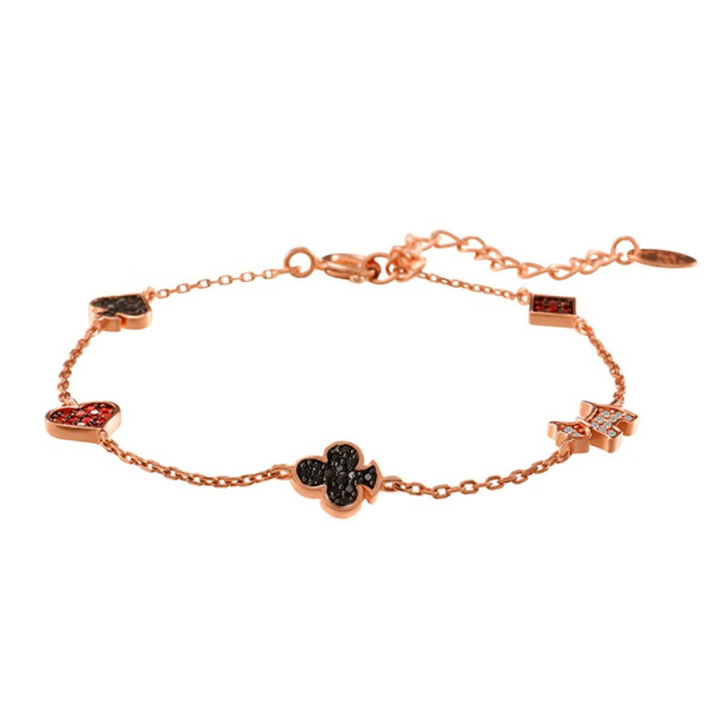 AGATHA红心扑克细手链