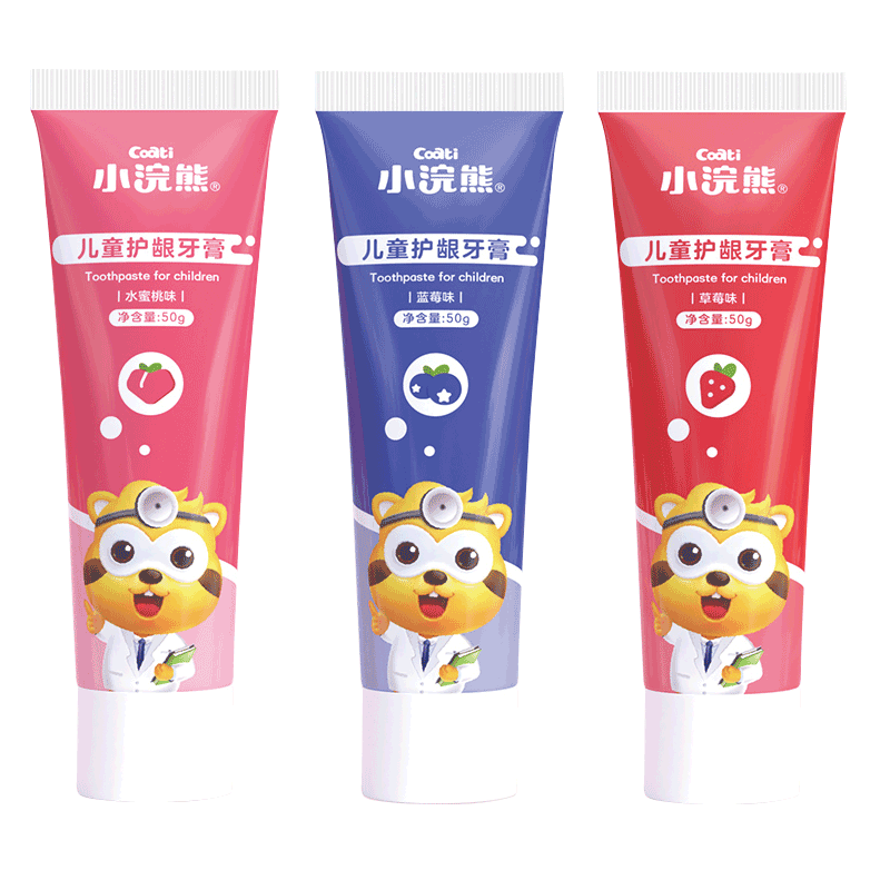 小浣熊 水果味儿童牙膏