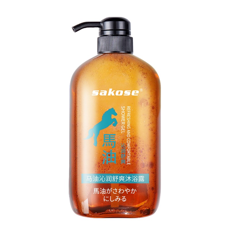 马油 柔嫩保湿 沐浴露