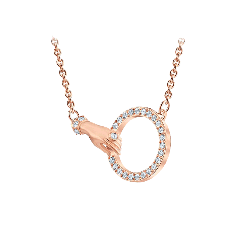 施华洛世奇 圆环造型锁骨链