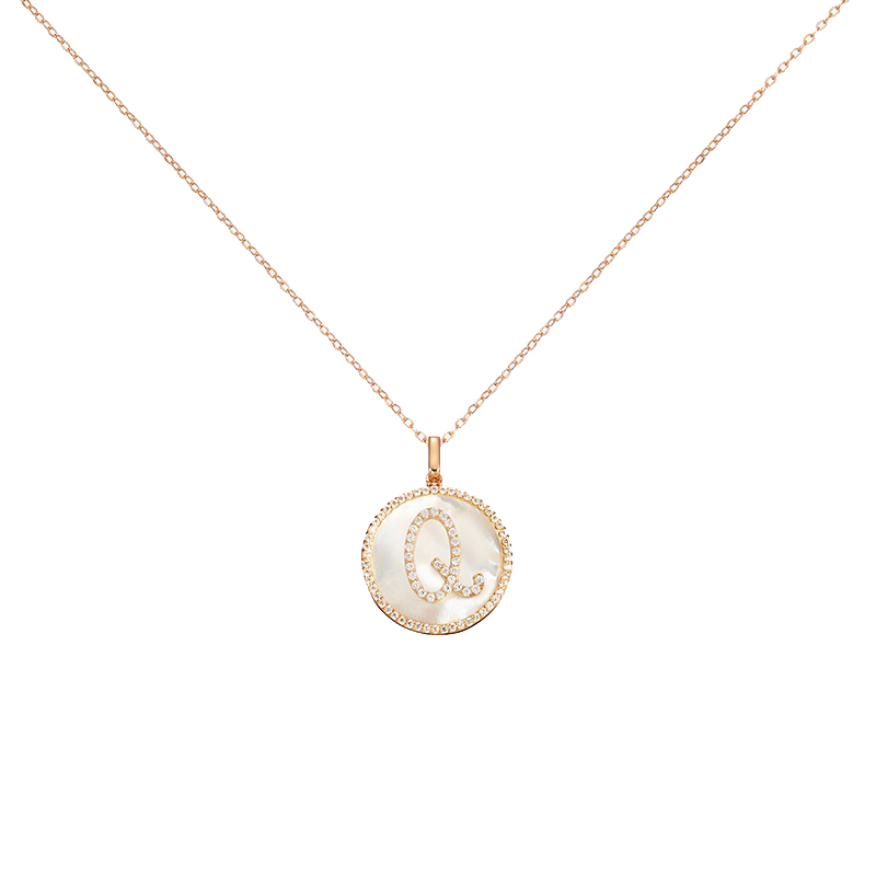 AJIDOU 镶嵌牢固 项链