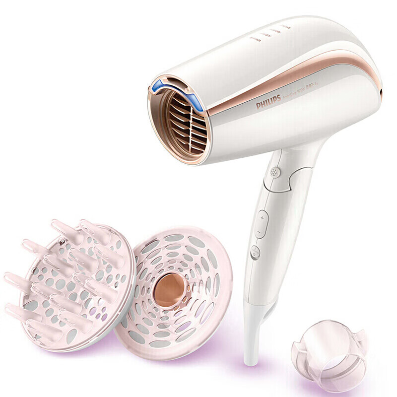 飞利浦 轻松携带智能风热吹风机