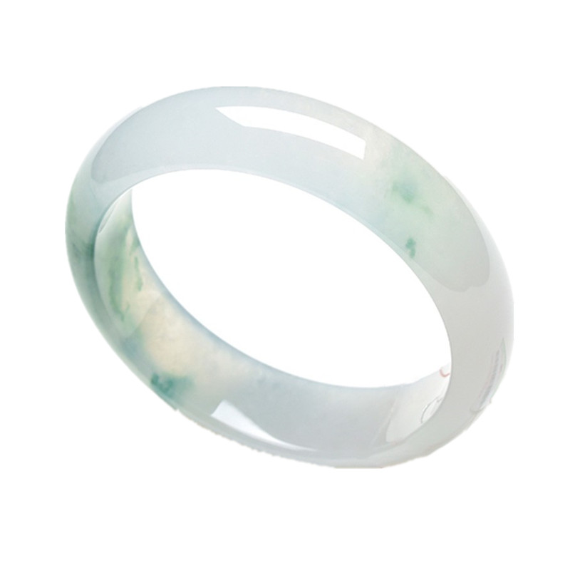 艾选潮品 莹亮水润翡翠手镯