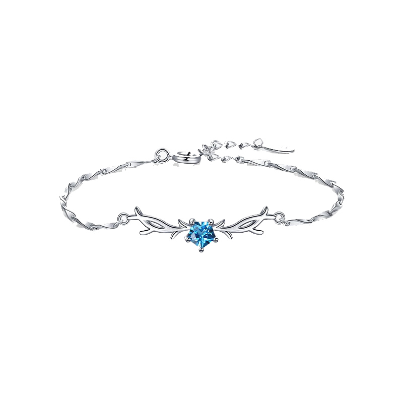 卡蒂罗鹿角银质手链