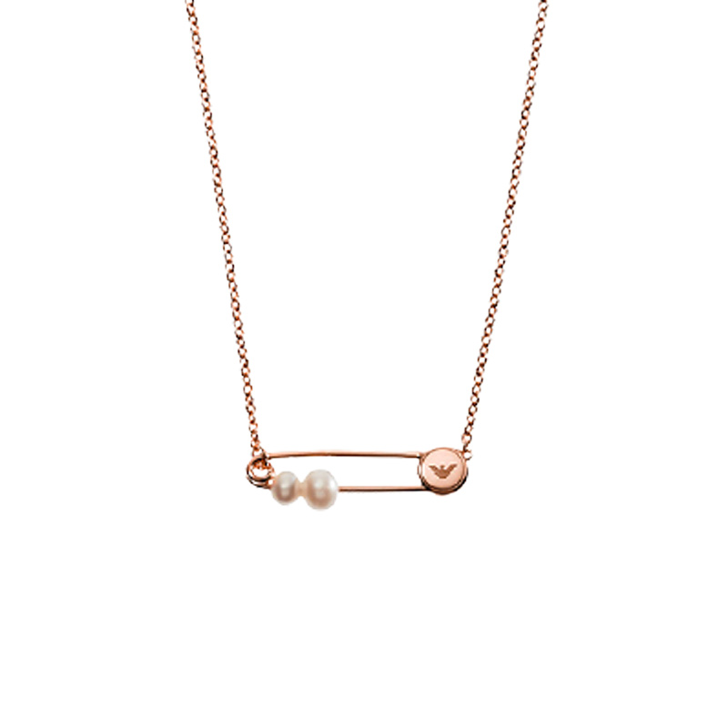 阿玛尼 鹰标装饰 项链