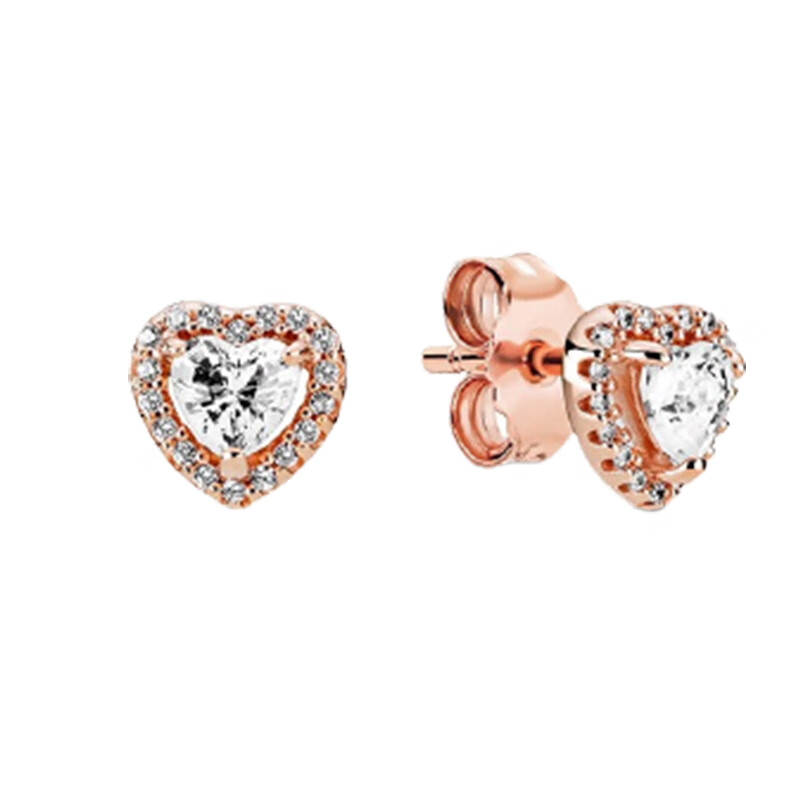 潘多拉 闪耀心形耳饰