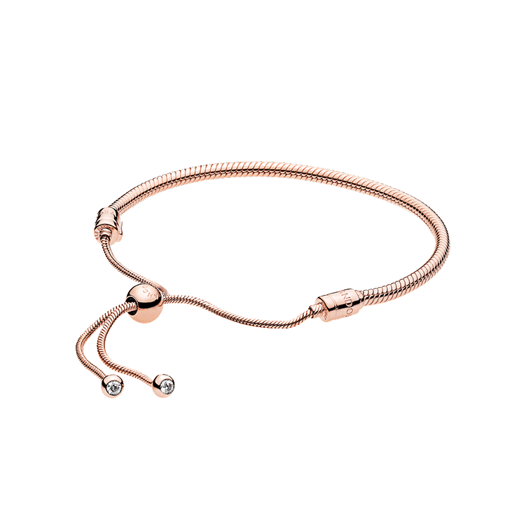 潘多拉 玫瑰金色时尚手链