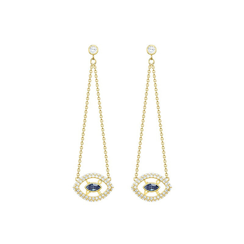 施华洛世奇 恶魔之眼穿孔耳饰
