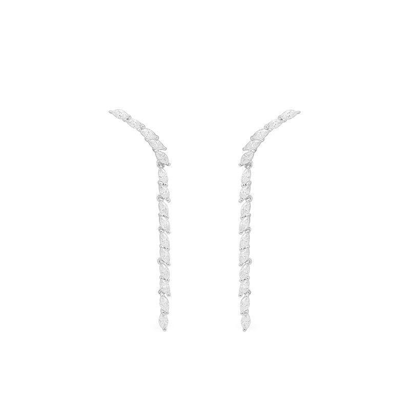 APM 水晶流苏耳饰