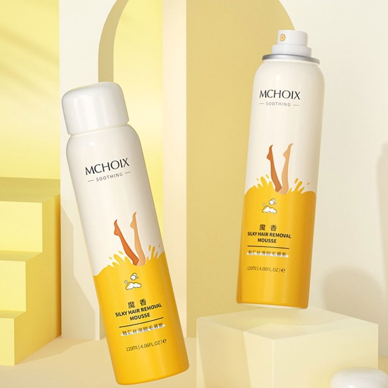 魔香泡沫慕斯温和喷雾脱毛膏