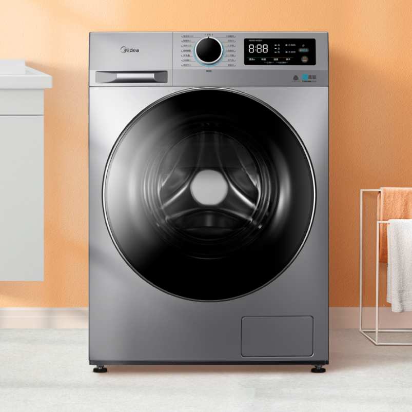 美的 微蒸汽空气洗衣机