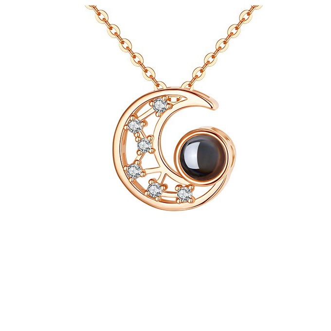 银千惠 星星月亮项链