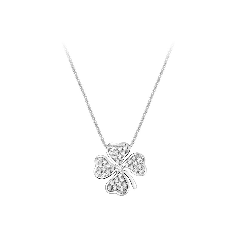 AOEDEJ 幸运四叶草项链