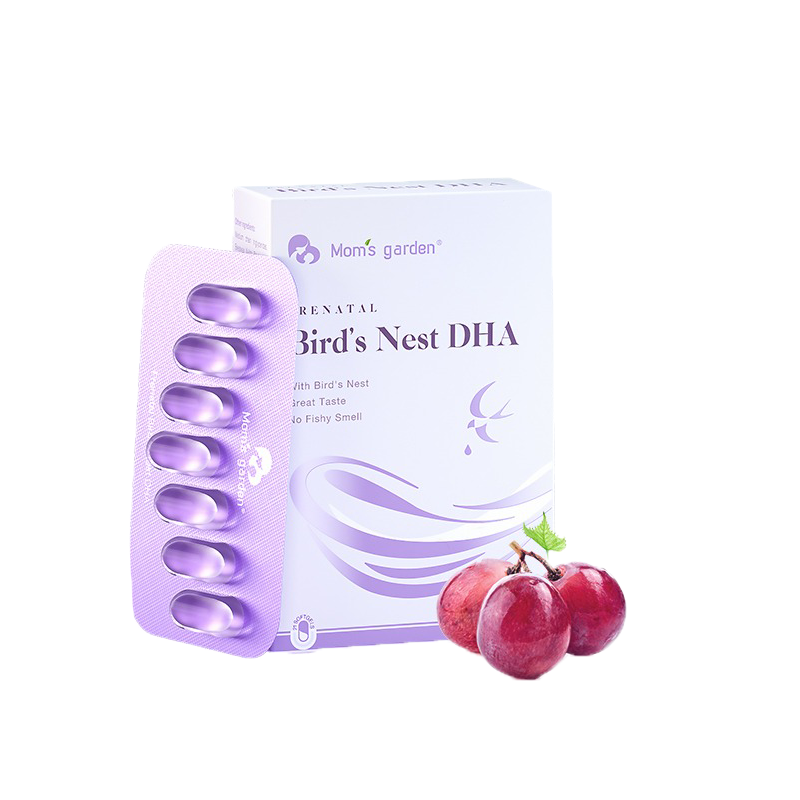 妈妈花园 燕窝藻油dha胶囊