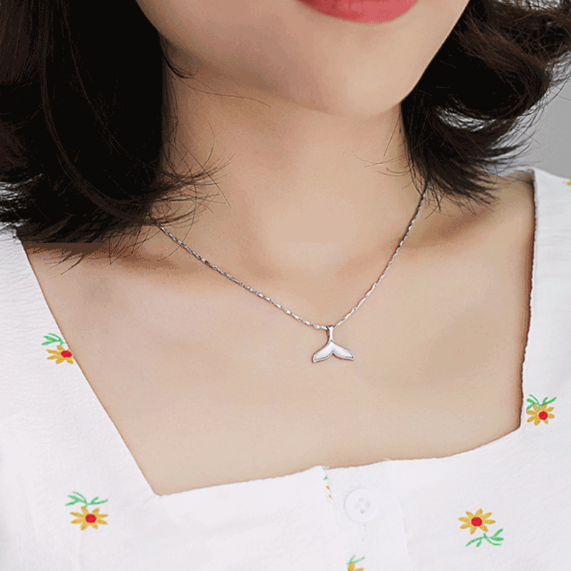 伊黛儿 鱼尾造型 项链