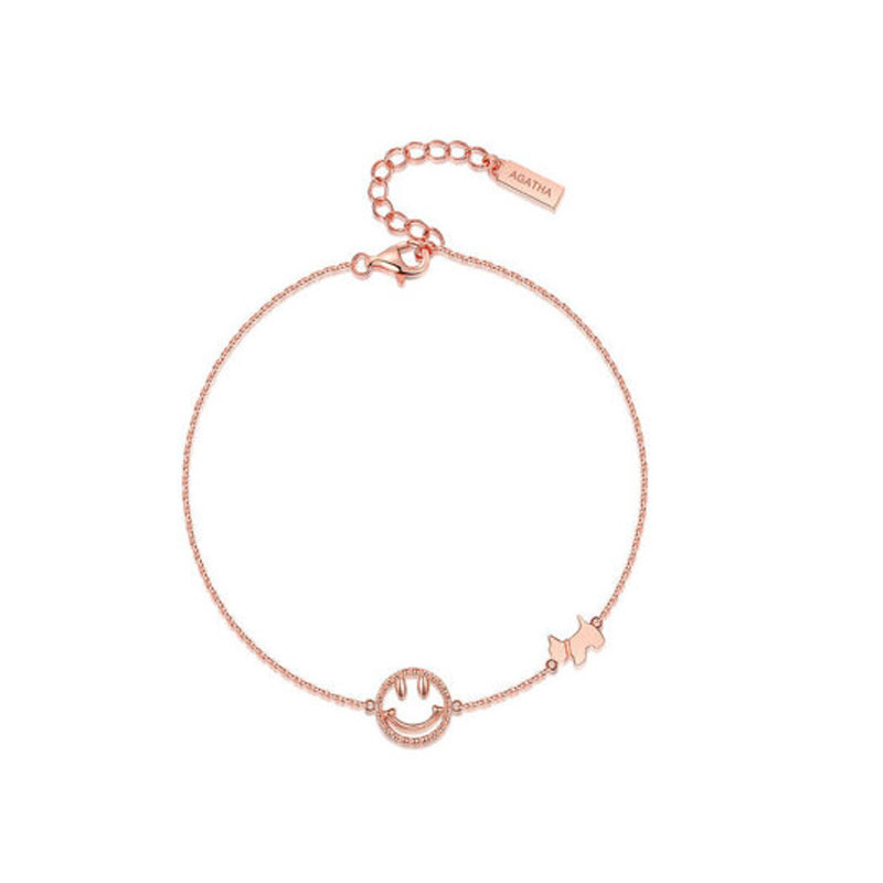 瑷嘉莎 镂空笑脸 手链