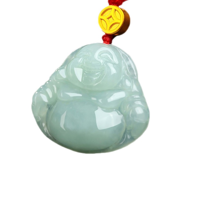 凤禧 黄金配珠 翡翠吊坠