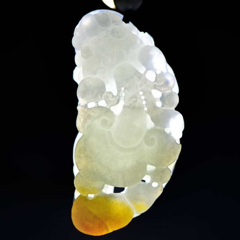 可玉可求 造型立体翡翠吊坠