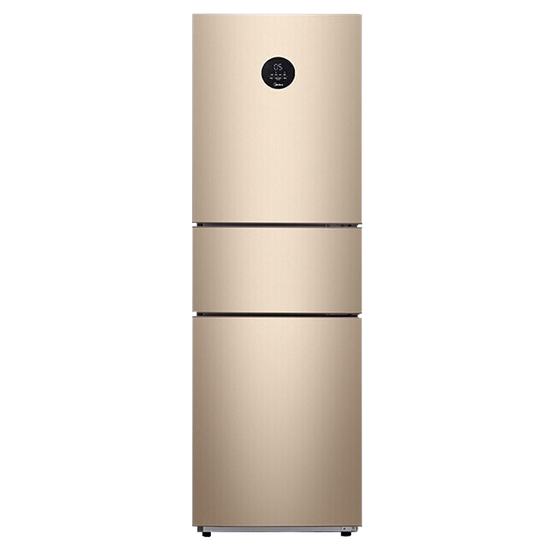 美的 节能低音三门冰箱