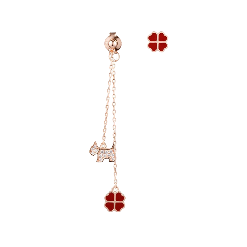 瑷嘉莎 四叶草 耳饰