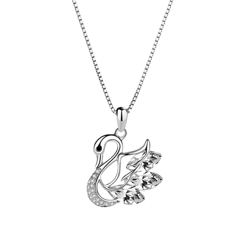 瞩目 优雅天鹅 项链