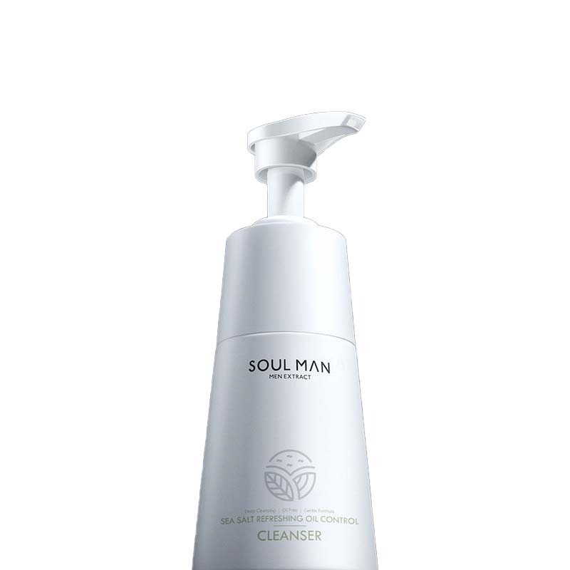 极男海盐净颜洗面奶