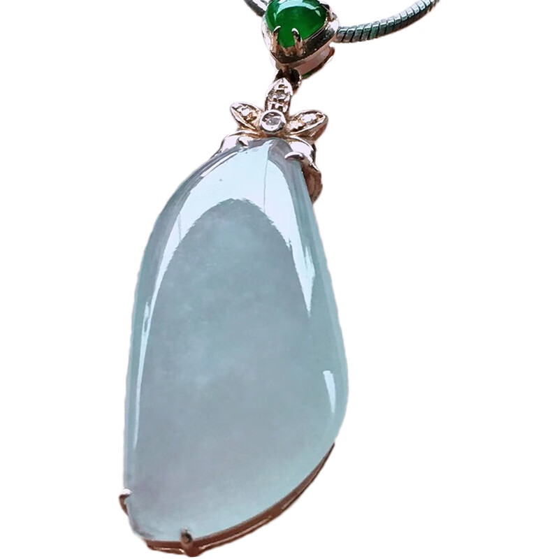 靓翠坊 立体冰种翡翠吊坠