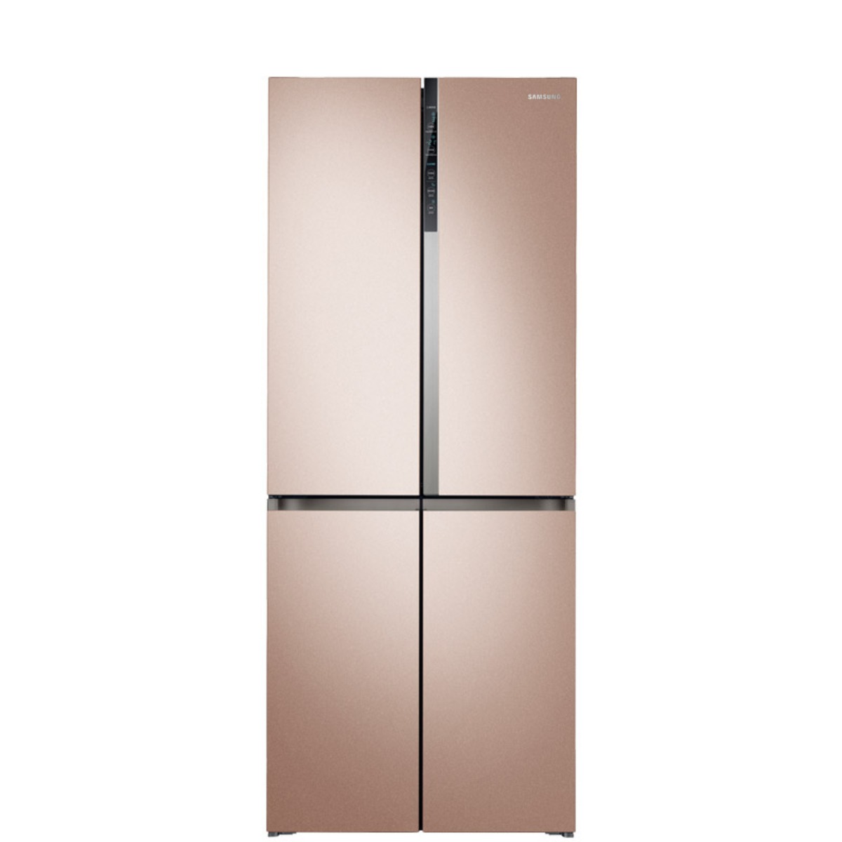 三星 电子温控十字门分区冰箱