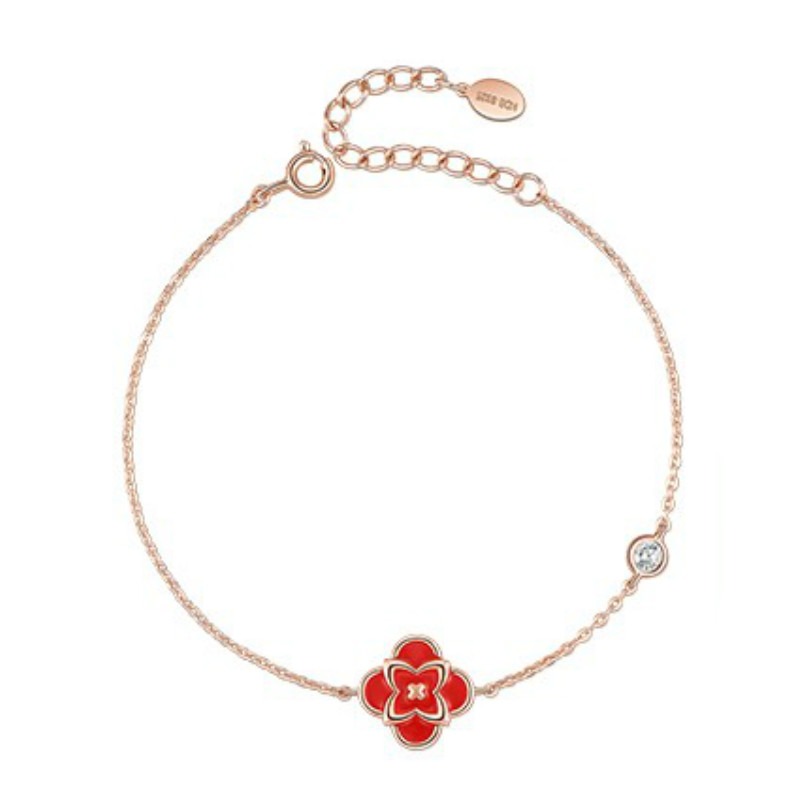 卡蒂罗精致四叶草手链