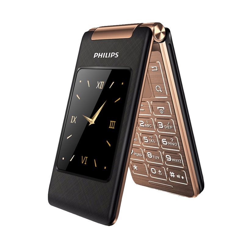 飞利浦 翻盖按键老人手机