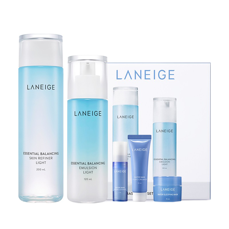 兰芝 水衡透润精华水乳套装