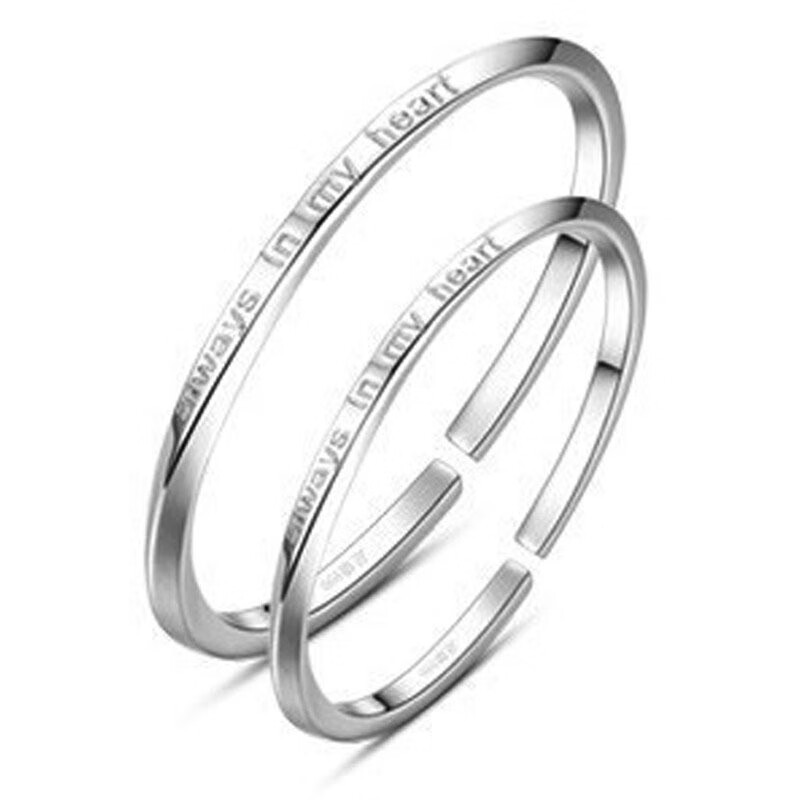 银千惠简约时尚情侣手链